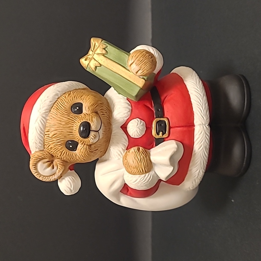 Homco Santa Bear Bank